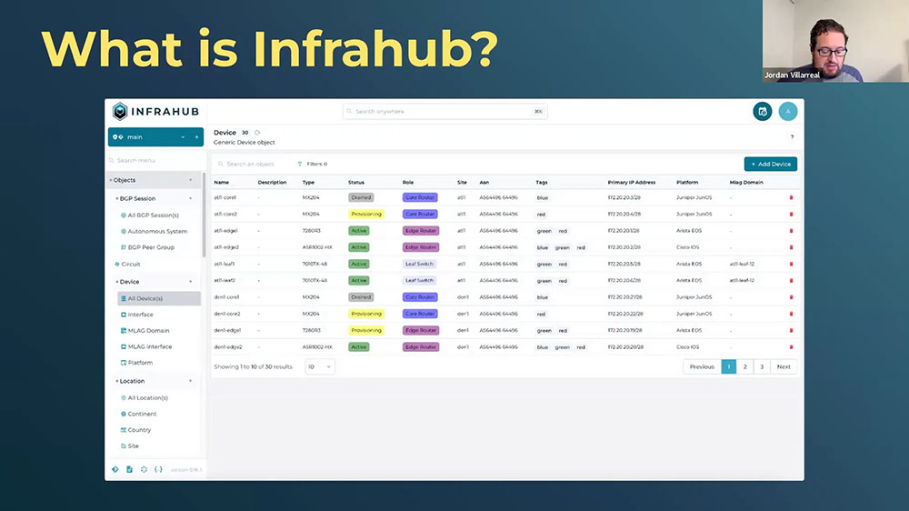 What is Infrahub webinar slide