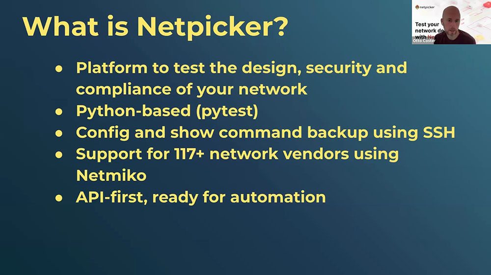 What is Netpicker webinar slide