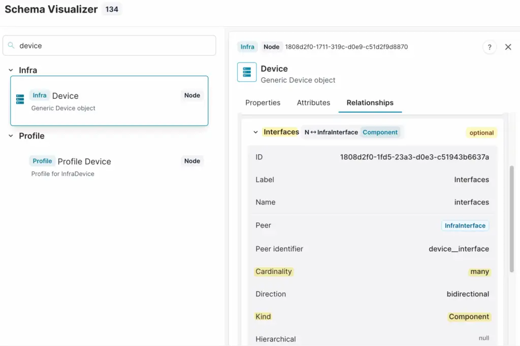 Infrahub Python SDK - schema visualizer