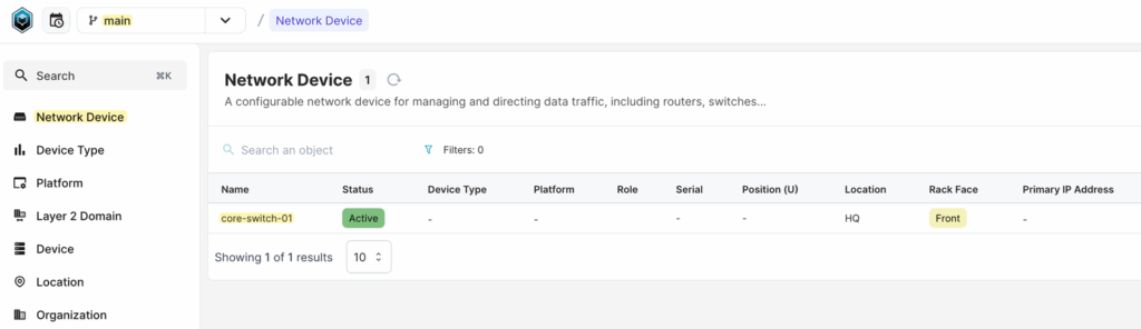 new schema merged into main branch